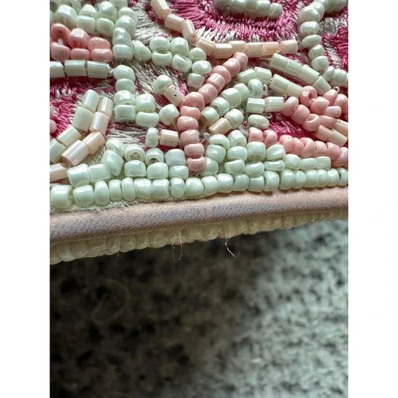 NWd Staud Women's Tommy Cherry Blossom Toile Ivory Beaded Flap Shoulder Bag - Picture 12 of 16